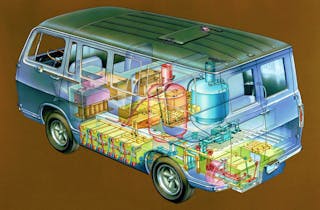 First hydrogen store powered car
