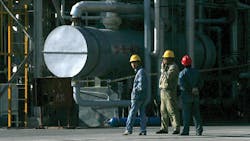 Dushanzi Petrol Chemical Factory in Dushanzi of Xinjiang province China is owned by Sinopec the world39s largest manufacturer Dushanzi Petrol Chemical Factory in Dushanzi of Xinjiang province China is owned by Sinopec the world39s largest manufacturer