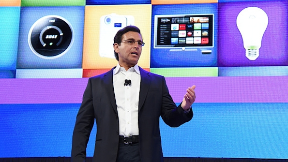 Ford CEO Mark Fields shown here at the Consumer Electronics Show last week