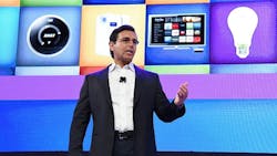 Ford CEO Mark Fields shown here at the Consumer Electronics Show last week Ford CEO Mark Fields shown here at the Consumer Electronics Show last week