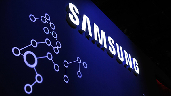 Samsung wordmark at CES 2015