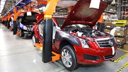 2013 Cadillac ATSs roll through the GM Lansing Grand River assembly plant 2013 Cadillac ATSs roll through the GM Lansing Grand River assembly plant