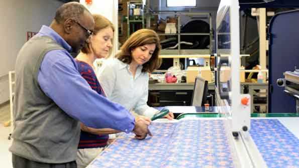 Researchers experiment with digital printing with cut and sew at North Carolina State University