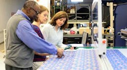 Researchers experiment with digital printing with cut and sew at North Carolina State University.