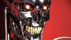 An image from a 30th anniversary screening of The Terminator An image from a 30th anniversary screening of The Terminator
