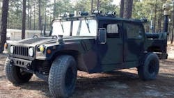 DSAT Dismounted Soldier Autonomy Tools mounted on HMMWV otherwise known as Humvee DSAT Dismounted Soldier Autonomy Tools mounted on HMMWV otherwise known as Humvee