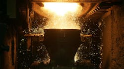 Steel is produced at an ArcelorMittal mill in Belgium. ArcelorMittal has grown to become the the largest steelmaker in the world in part through strategic acquisitions during the last quarter of a century.