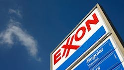 Exxon Mobil Sign Exxon Mobil Sign
