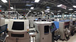 A panoramic view of the streamlined machine systems at the heart of ATS&apos;s Everett, Wash, facility.