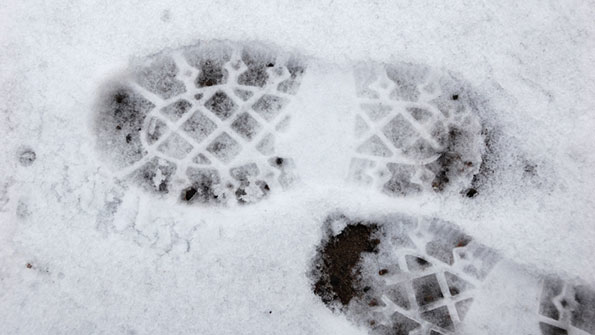 Footsteps in Snow