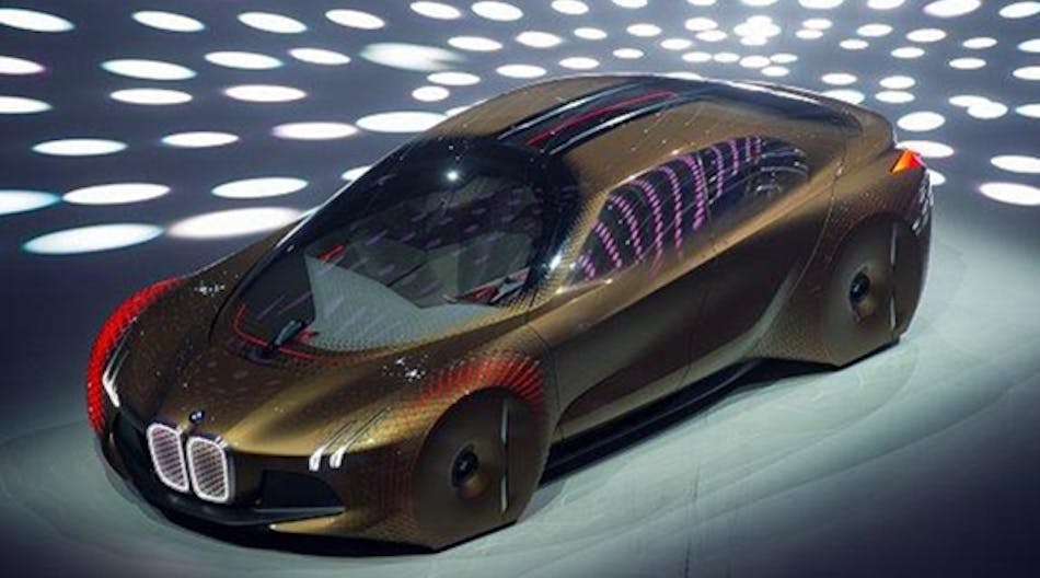 BMW&apos;s concept car &apos;Vision Next 100&apos; was presented during the celebration marking the 100th anniversary of the company on March 7, 2016.
