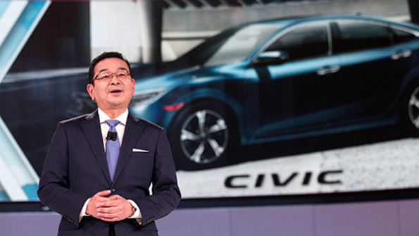 Honda CEO and president Takahiro Hachigo