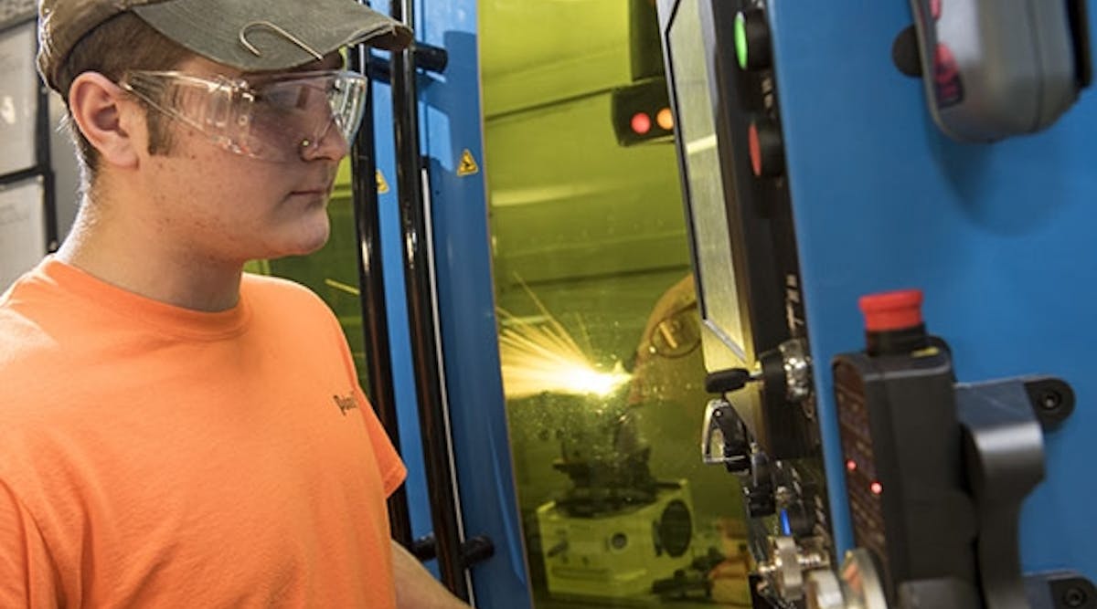 Among the most effective tools Pratt &amp; Whitney&apos;s North Berwick, Me., plant uses to attract young people to manufacturing is plant events that show them the high-tech machining used in producing jet engine parts.