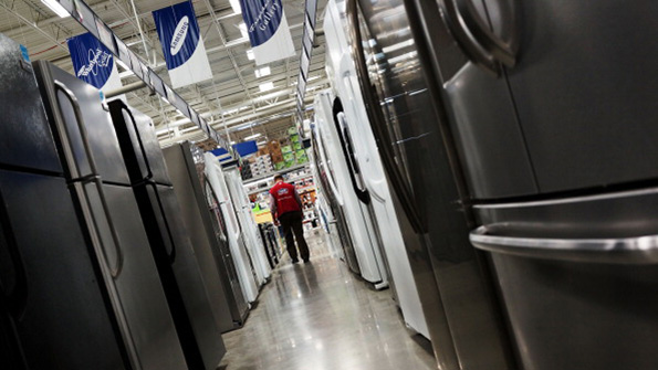 Durable goods orders dropped again in February the third time in four months
