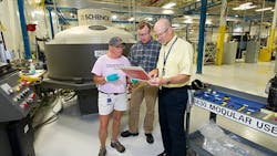Pratt amp Whitney North Berwick Parts Center employees Wilma Bean Jeff Rice and Steve Mongiat collaborate on design processes an important element in the plant39s competitive success Pratt amp Whitney North Berwick Parts Center employees Wilma Bean Jeff Rice and Steve Mongiat collaborate on design processes an important element in the plant39s competitive success