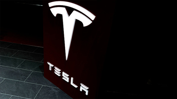 Tesla logo and wordmark