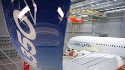 Airbus uses CFRP panels to manufacture the 213ft long wings of its A3501000 widebody commercial aircraft The extensive use of lightweight materials and the novel design details that the CFRP make possible are intended to reduce fuel consumption extend range and increase carrying capacity for the jets Airbus uses CFRP panels to manufacture the 213ft long wings of its A3501000 widebody commercial aircraft The extensive use of lightweight materials and the novel design details that the CFRP make possible are intended to reduce fuel consumption extend range and increase carrying capacity for the jets