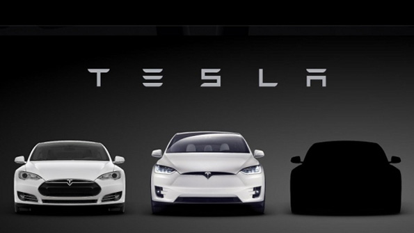 The Model S the Model X and the Model 3 Darn silhouettes