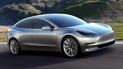 The Tesla Model 3 at long last The Tesla Model 3 at long last