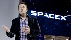 SpaceX CEO Elon Musk talks at a 2014 event SpaceX CEO Elon Musk talks at a 2014 event