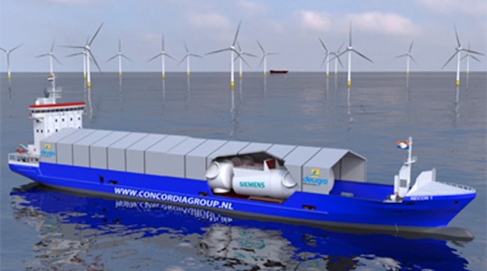 New transport vessel for Siemens offshore wind turbines,
