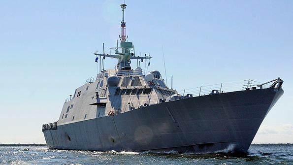 The USS Freedom littoral combat ship