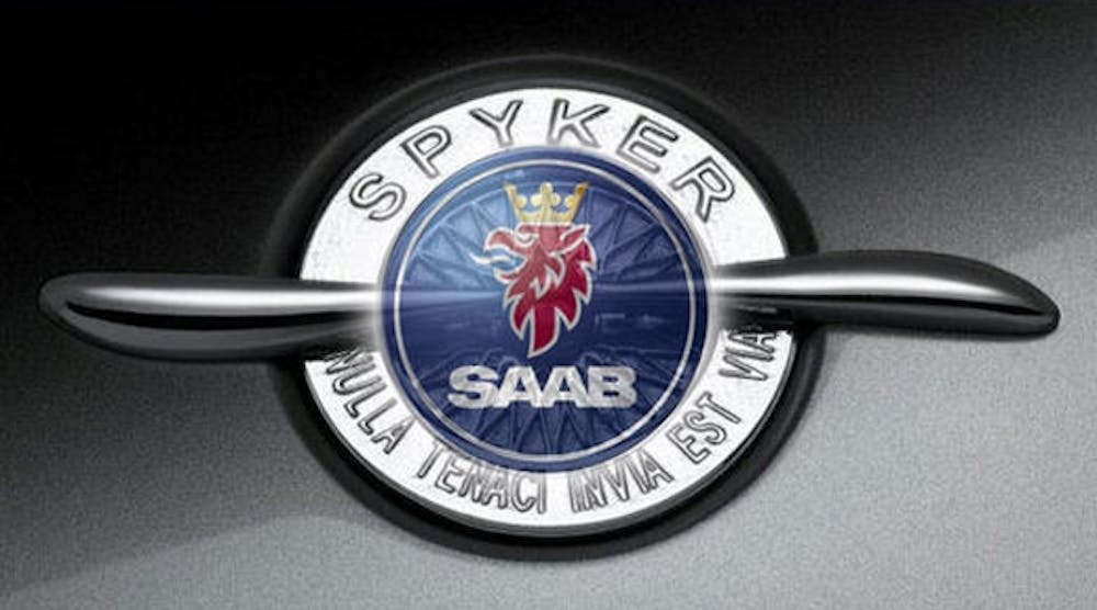 Industryweek 2662 Saab Spyker Emblem