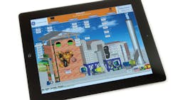 PoficySCADA app on the Apple iPad PoficySCADA app on the Apple iPad