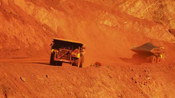 BHP Billiton iron ore mining