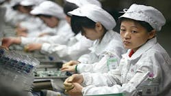 Foxconn workers Foxconn workers