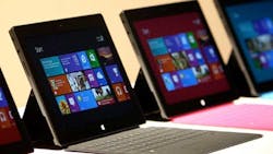 Microsft Surface tablet computer Microsft Surface tablet computer