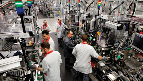 At Boschs StuttgartFeuerbach factory a skilled work team manufactures the CP4 highpressure diesel pump