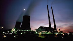 Cooling Towers Night Cooling Towers Night