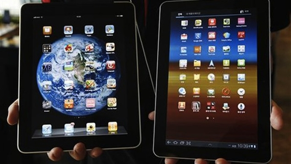 Andoid tablet and iPad