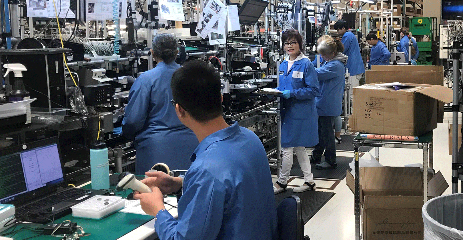 Applied Technical Services production line