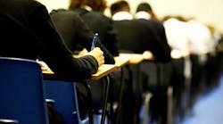 students at desks students at desks