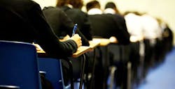 students at desks students at desks