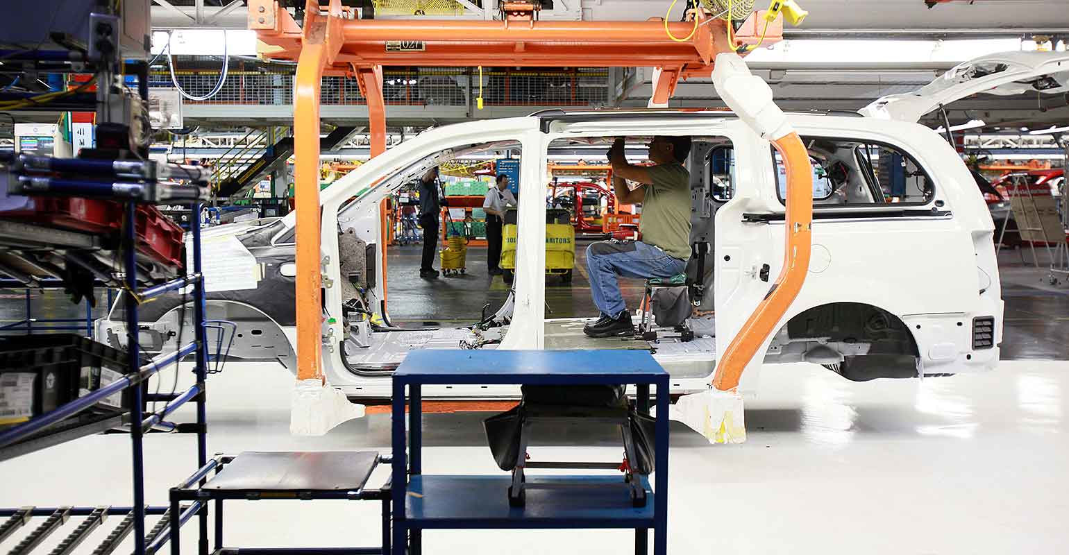 Chrysler Assembly plant in Windsor, Canada