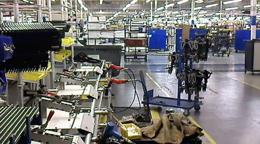 A cell rod assembly line utilizes one-piece flow, emblematic of efforts at the plant to bolster lean manufacturing.