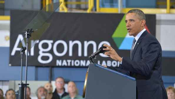 Obama at Argonne