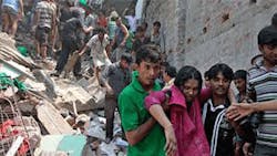 Garment Workers Protest as Bangladesh Toll Tops 300 Garment Workers Protest as Bangladesh Toll Tops 300