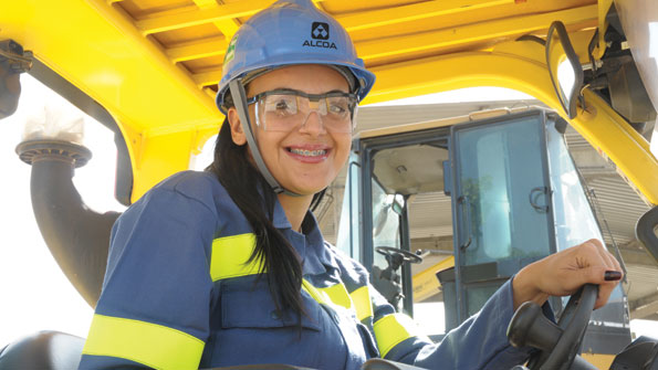 women in manufacturing at Alcoa