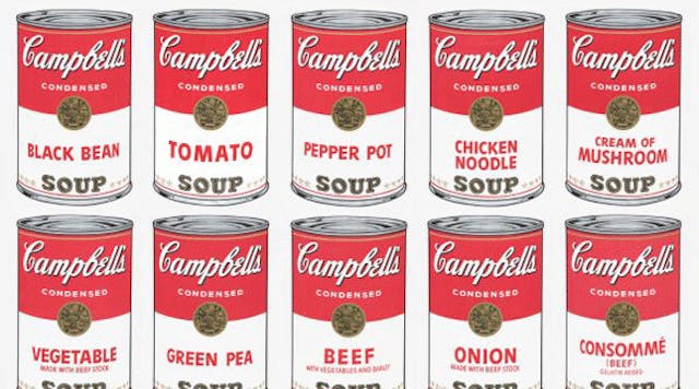 Industryweek 5343 Campbell Soup Cans Promo
