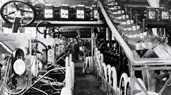 1913 Ford Assembly Line in Highland Park 1913 Ford Assembly Line in Highland Park