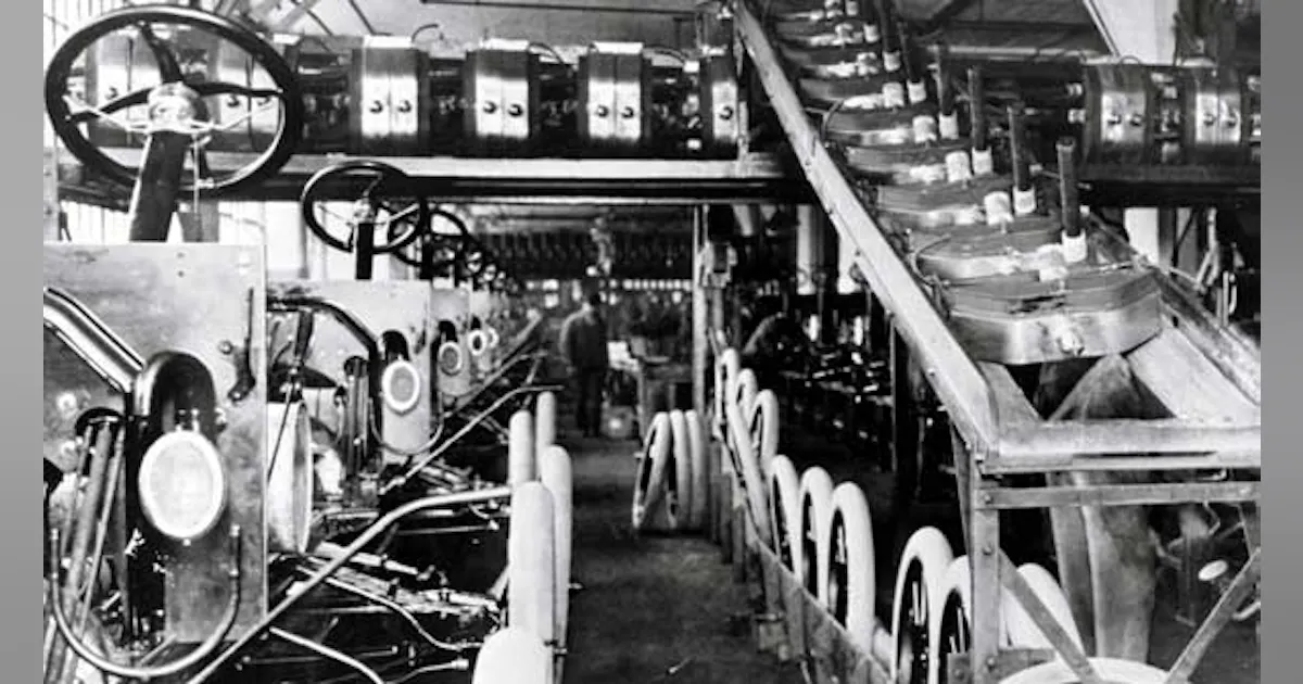 Henry Ford And The History Of The Assembly Line American Model T
