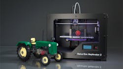 makerbot 3d pritned tractor makerbot 3d pritned tractor
