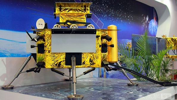 China Shows off Moon Rover Model Before Space Launch