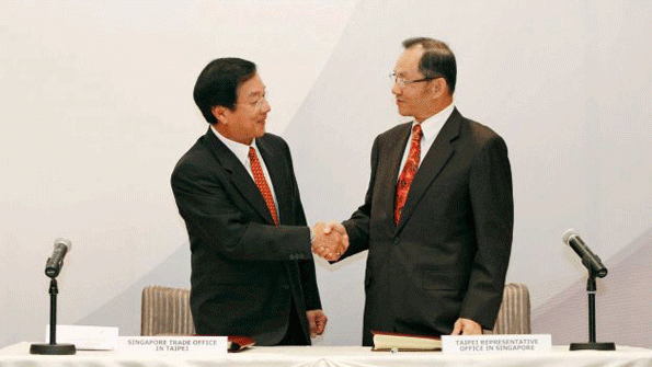 Taiwan Singapore Sign Free Trade Deal