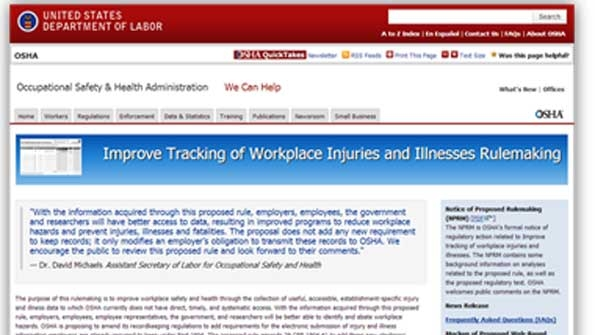 Manufacturing Groups Denounce OSHAs Proposed Workplace Safety Database
