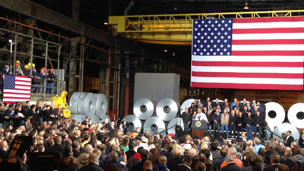 President Obama Advocates for Strength of US Manufacturing